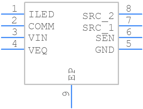 LM3466MR/NOPB - Texas Instruments - PCB symbol