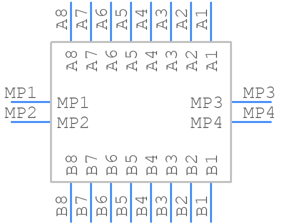 354055 - TE Connectivity - PCB symbol