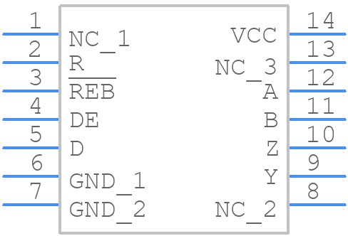 SP3491EN-L/TR - MaxLinear, Inc. - PCB symbol
