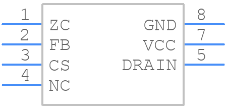 ICE2QR2280Z1XKLA1 - Infineon - PCB symbol