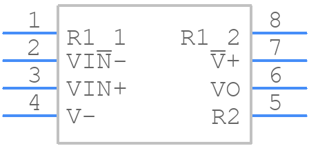 INA326EA/2K5 - Texas Instruments - PCB symbol