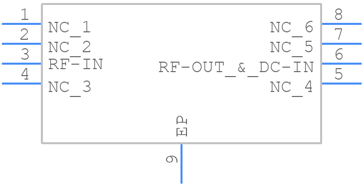 PMA2-123LN+ - Mini-Circuits - PCB symbol