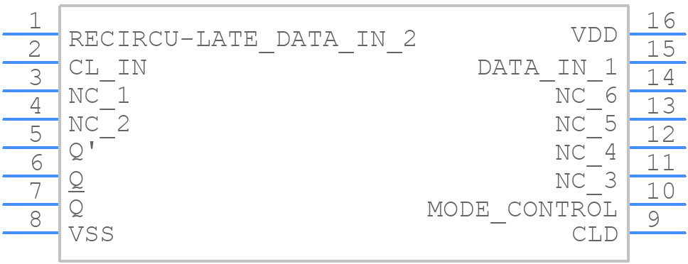 CD4031BF3A - Texas Instruments - PCB symbol