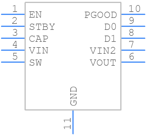 LTC3388IDD-3#TRPBF - Analog Devices - PCB symbol