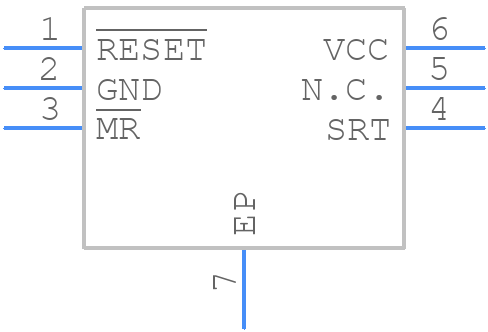 MAX16059ATT16+T - Analog Devices - PCB symbol