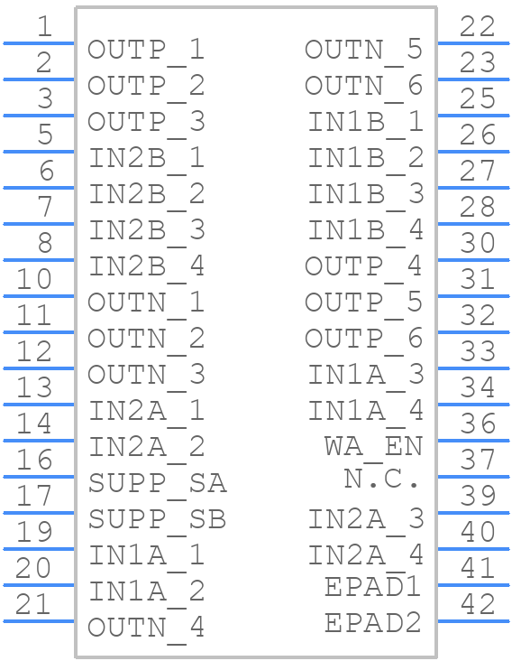 PD70224ILQ-TR - Microchip - PCB symbol