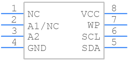 AT24CS04-SSHM-T - Microchip - PCB symbol