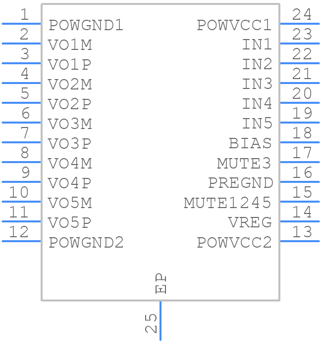 BD8205EFV-ME2 - ROHM Semiconductor - PCB symbol