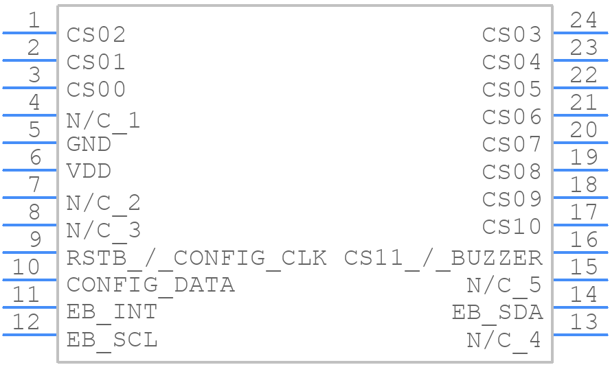 CPT112S-A02-GU - Silicon Labs - PCB symbol