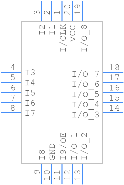 ATF16V8BQL-15JU - Microchip - PCB symbol