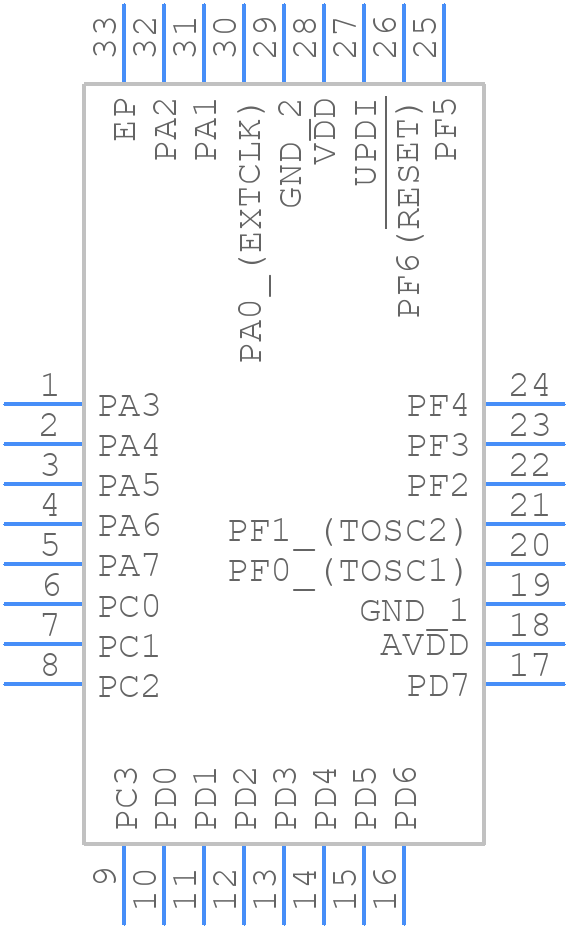 ATMEGA808-MUR - Microchip - PCB symbol