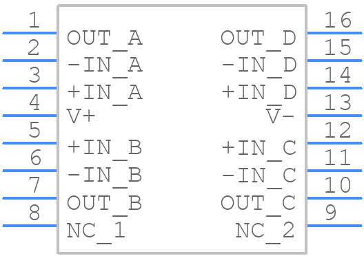 LT6235IGN#TRPBF - Analog Devices - PCB symbol