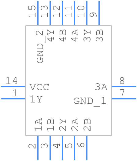 74ALVC02BQ,115 - Nexperia - PCB symbol