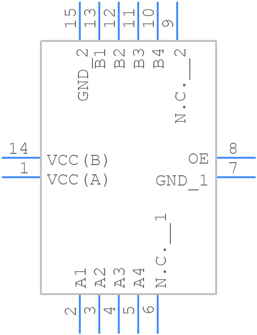 NXS0104BQ-Q100X - Nexperia - PCB symbol