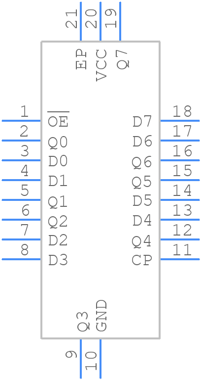 74ALVC374BQ,115 - Nexperia - PCB symbol