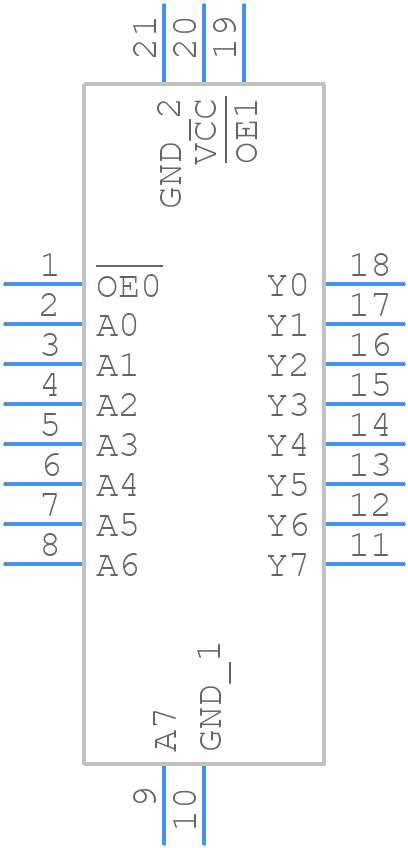 74ALVC541BQ,115 - Nexperia - PCB symbol