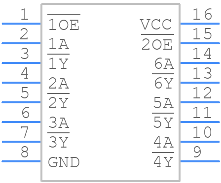 74HC368DB,118 - Nexperia - PCB symbol