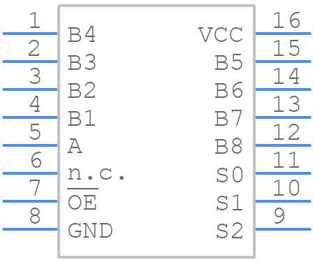 CBT3251DB,118 - Nexperia - PCB symbol