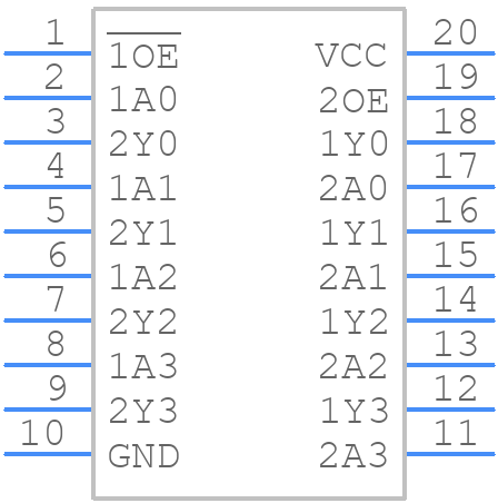 74HC241DB,118 - Nexperia - PCB symbol