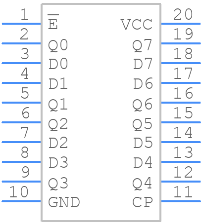 74LVC377DB,118 - Nexperia - PCB symbol