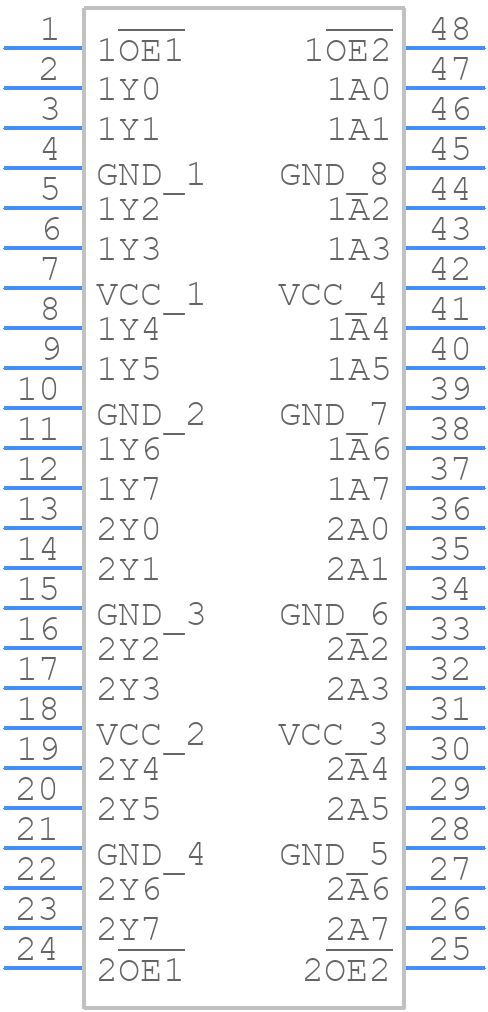74LVCH16541ADGG:11 - Nexperia - PCB symbol