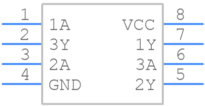 74HCT3G14DC-Q100H - Nexperia - PCB symbol