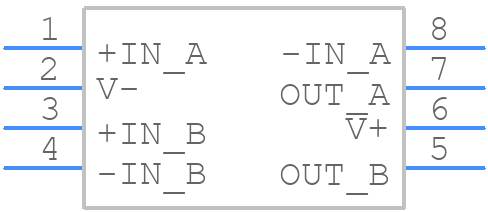 LT1078IS8#PBF - Analog Devices - PCB symbol