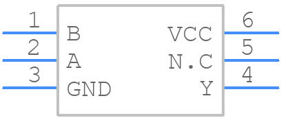 74AXP1G32GNH - Nexperia - PCB symbol
