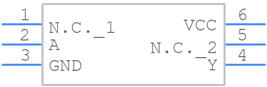 74LVC1G06GN,132 - Nexperia - PCB symbol