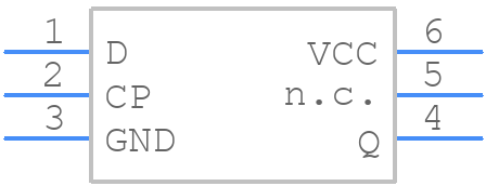 74AUP1G79GS,132 - Nexperia - PCB symbol