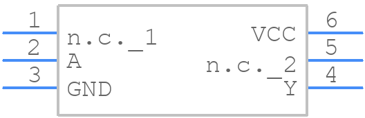 74AXP1G04GSH - Nexperia - PCB symbol