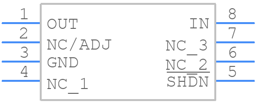 LT1121AIS8#PBF - Analog Devices - PCB symbol