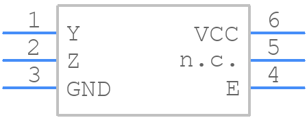 74LVC1G66GM,132 - Nexperia - PCB symbol