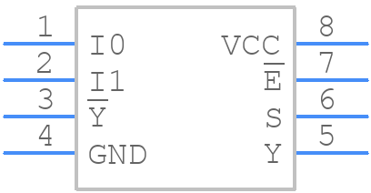 74AUP2G157GF,115 - Nexperia - PCB symbol