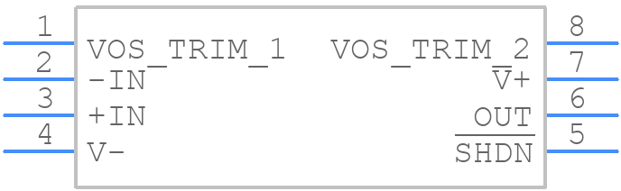 LT1218CS8#PBF - Analog Devices - PCB symbol