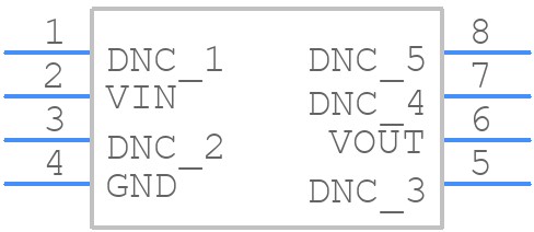 LT1460DCS8-2.5#PBF - Analog Devices - PCB symbol