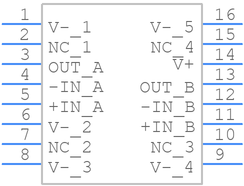 LT1497CS#PBF - Analog Devices - PCB symbol