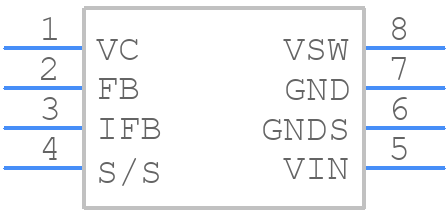 LT1512IS8#PBF - Analog Devices - PCB symbol