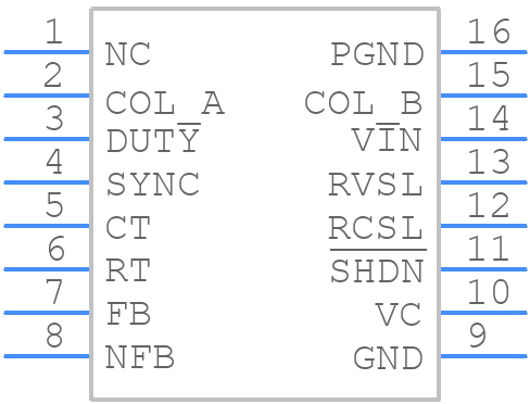 LT1533CS#PBF - Analog Devices - PCB symbol
