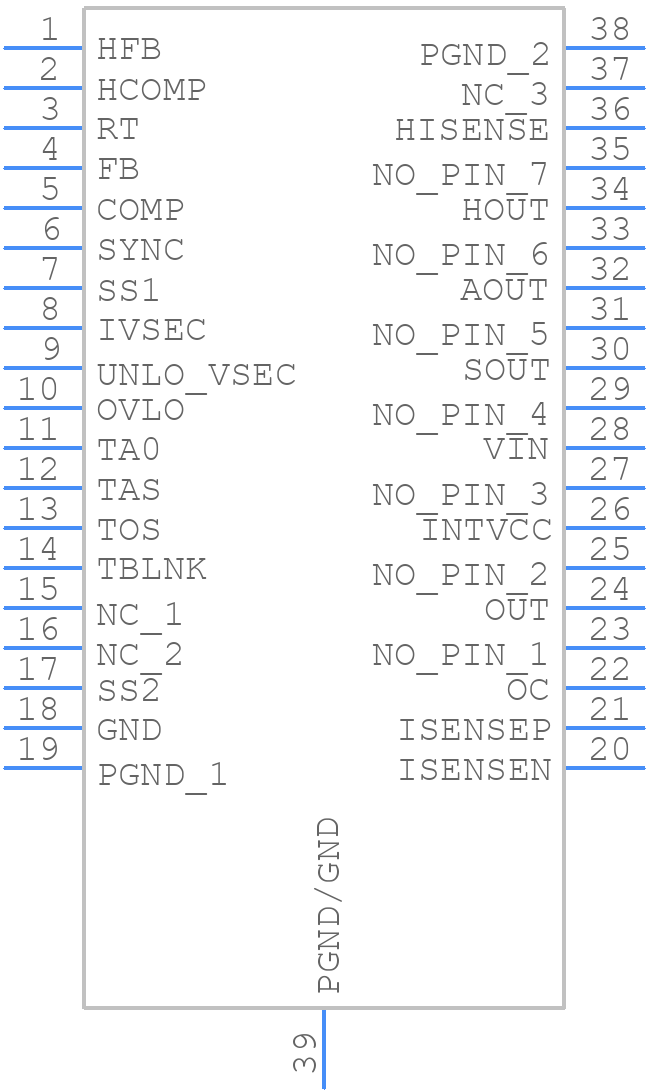 LT3752MPFE#TRPBF - Analog Devices - PCB symbol