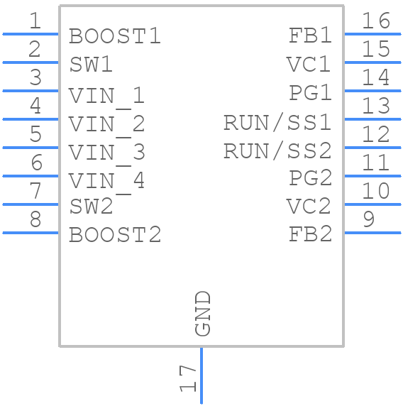 LT1940LEFE#PBF - Analog Devices - PCB symbol
