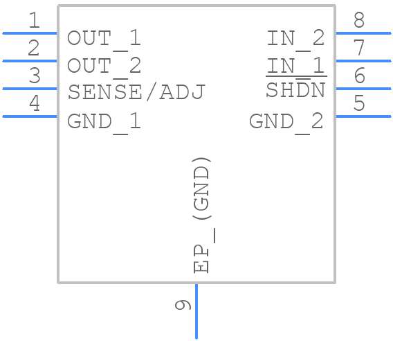 LT1965EDD#PBF - Analog Devices - PCB symbol