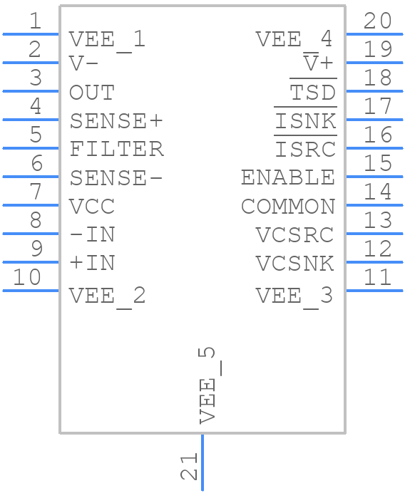 LT1970IFE#PBF - Analog Devices - PCB symbol