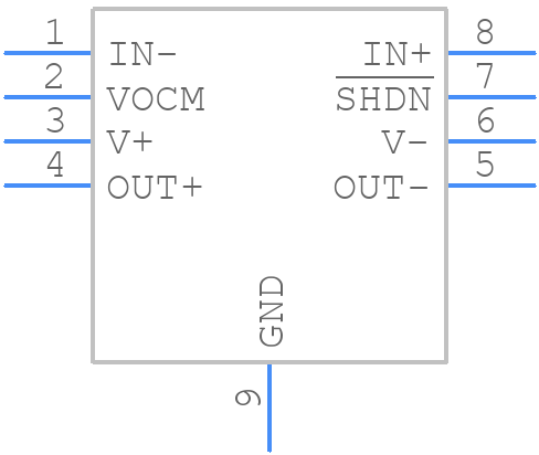 LT1994CDD#PBF - Analog Devices - PCB symbol