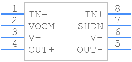 LT1994CMS8#PBF - Analog Devices - PCB symbol