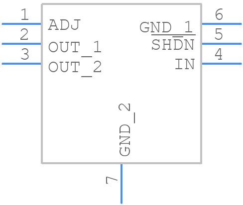 LT3008EDC#TRMPBF - Analog Devices - PCB symbol