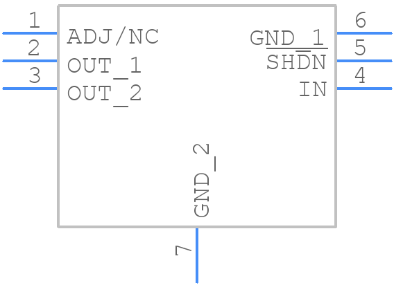 LT3009EDC#TRMPBF - Analog Devices - PCB symbol