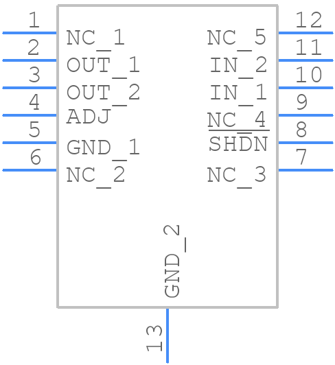 LT3012EDE#PBF - Analog Devices - PCB symbol