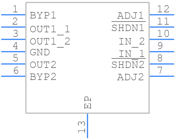 LT3024EDE#PBF - Analog Devices - PCB symbol