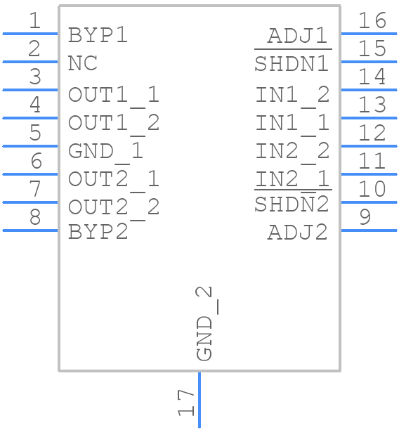LT3029EDE#PBF - Analog Devices - PCB symbol